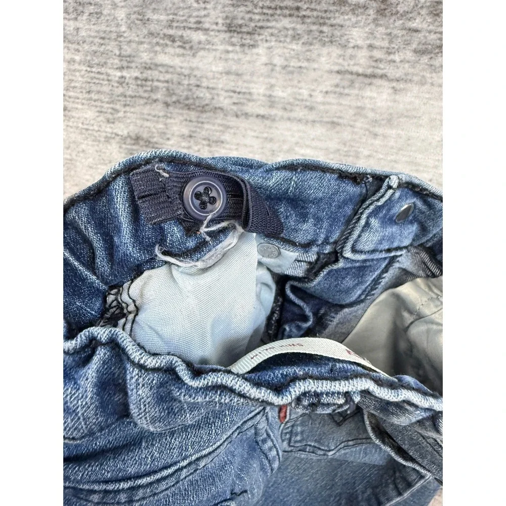 Levis 511 Slim Kids Medium Wash Blue Denim Jeans Adjustable‎ See Measurements